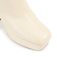 BOTTINES NAPPA ROUGES SOUPLES