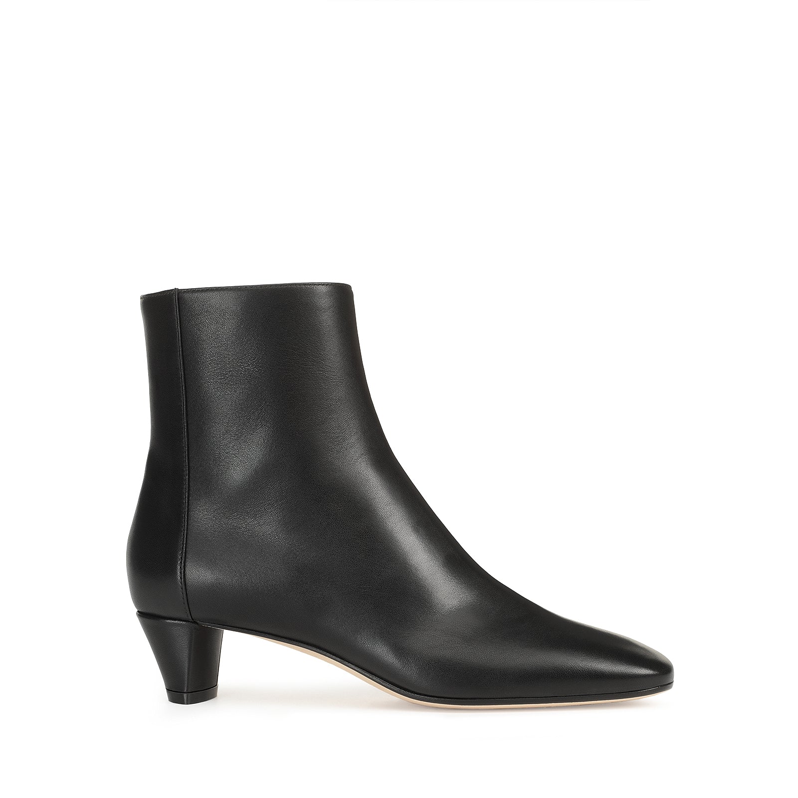 Bottines Andrea 45 en cuir - Noir