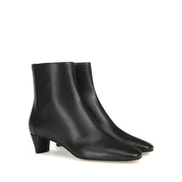 Bottines Andrea 45 en cuir - Noir