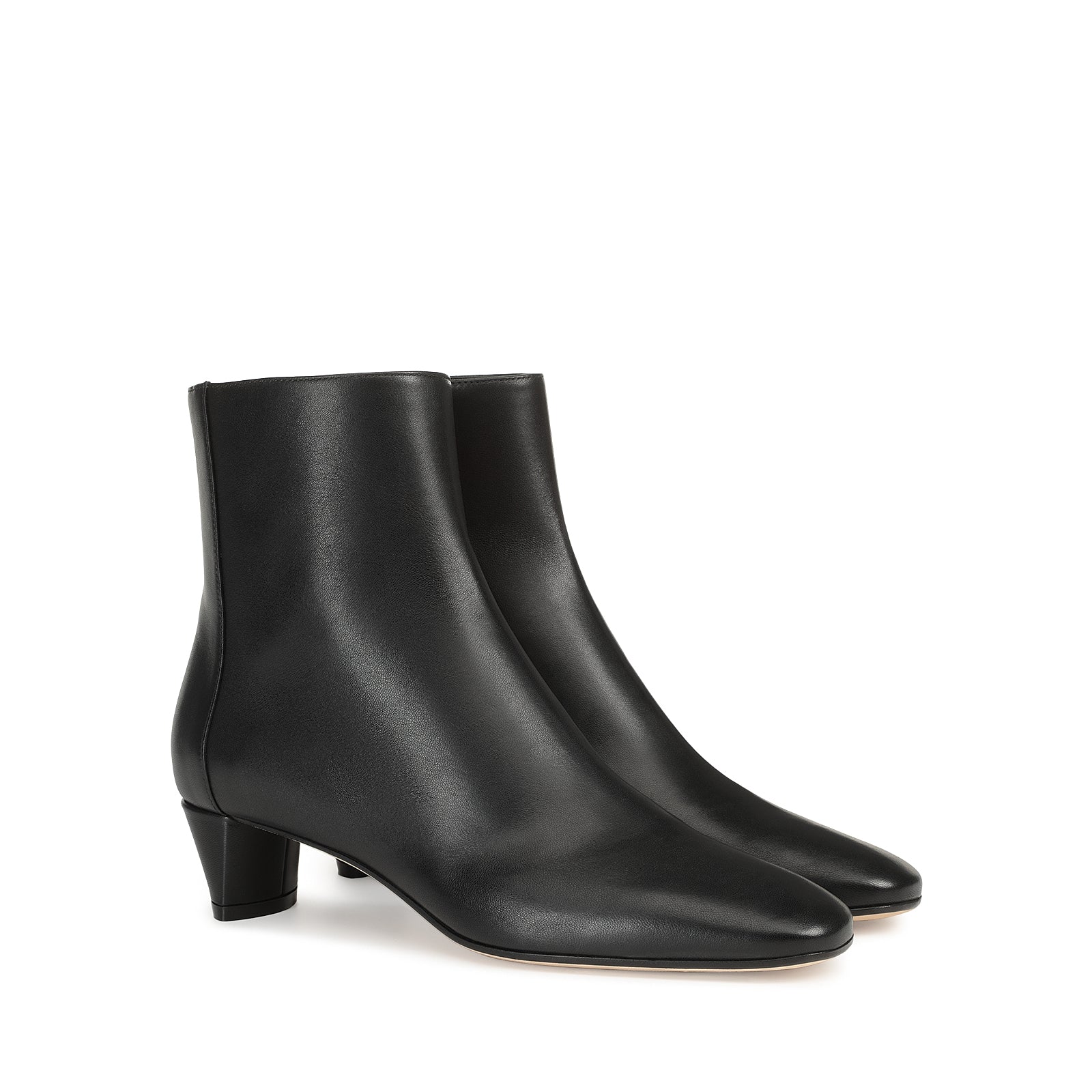 Bottines Andrea 45 en cuir - Noir