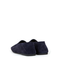 Mocassins Sr1 avec ornement métallique en daim - Indigo