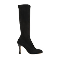 Bottes Grazie Sergio 90 en daim - Nero