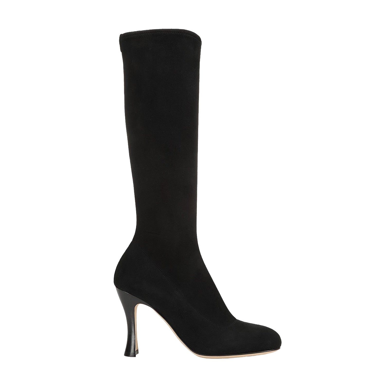 Bottes Grazie Sergio 90 en daim - Nero