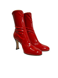Bottines à talons Sr Tara 90 en vinyle - Carminio