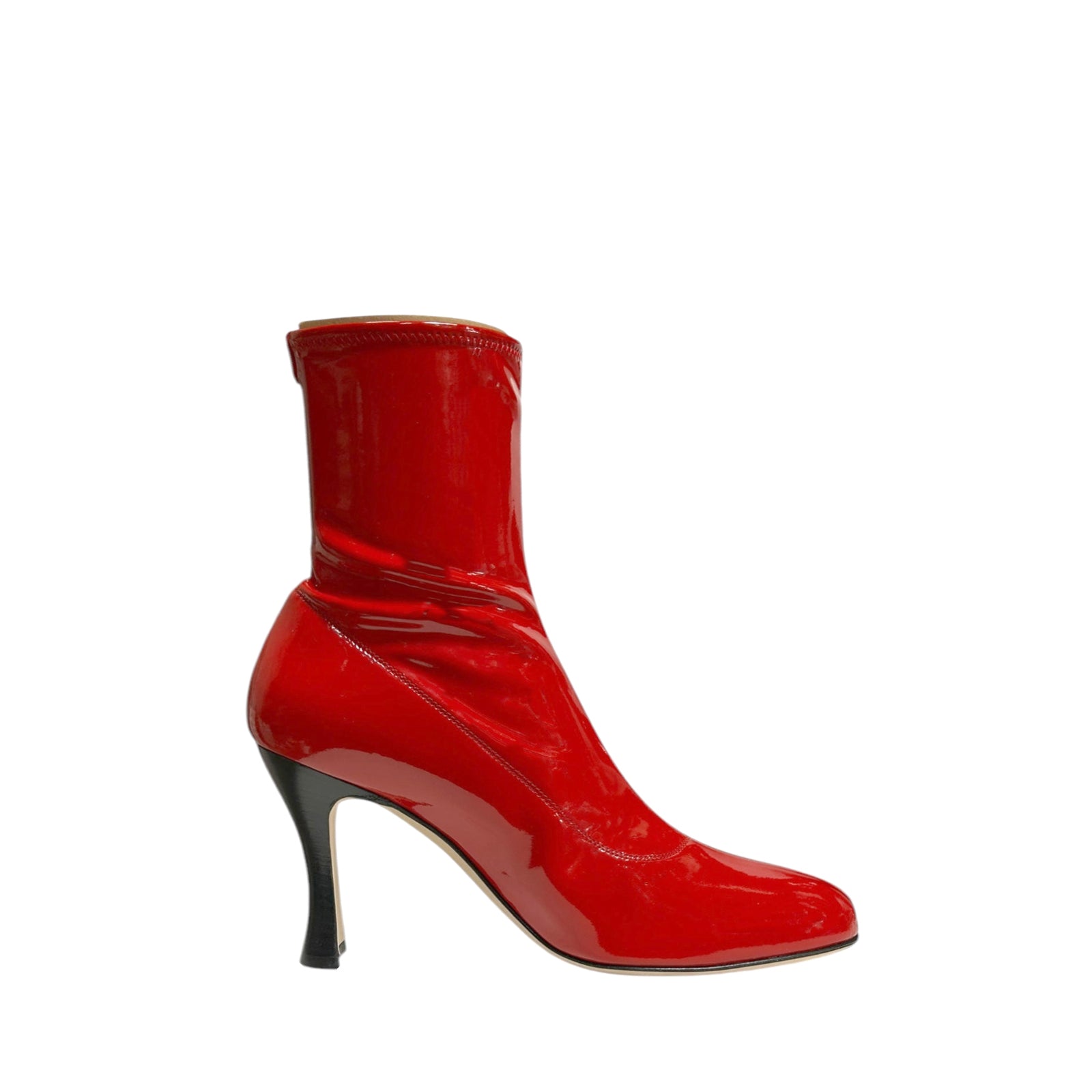 Bottines à talons Sr Tara 90 en vinyle - Carminio