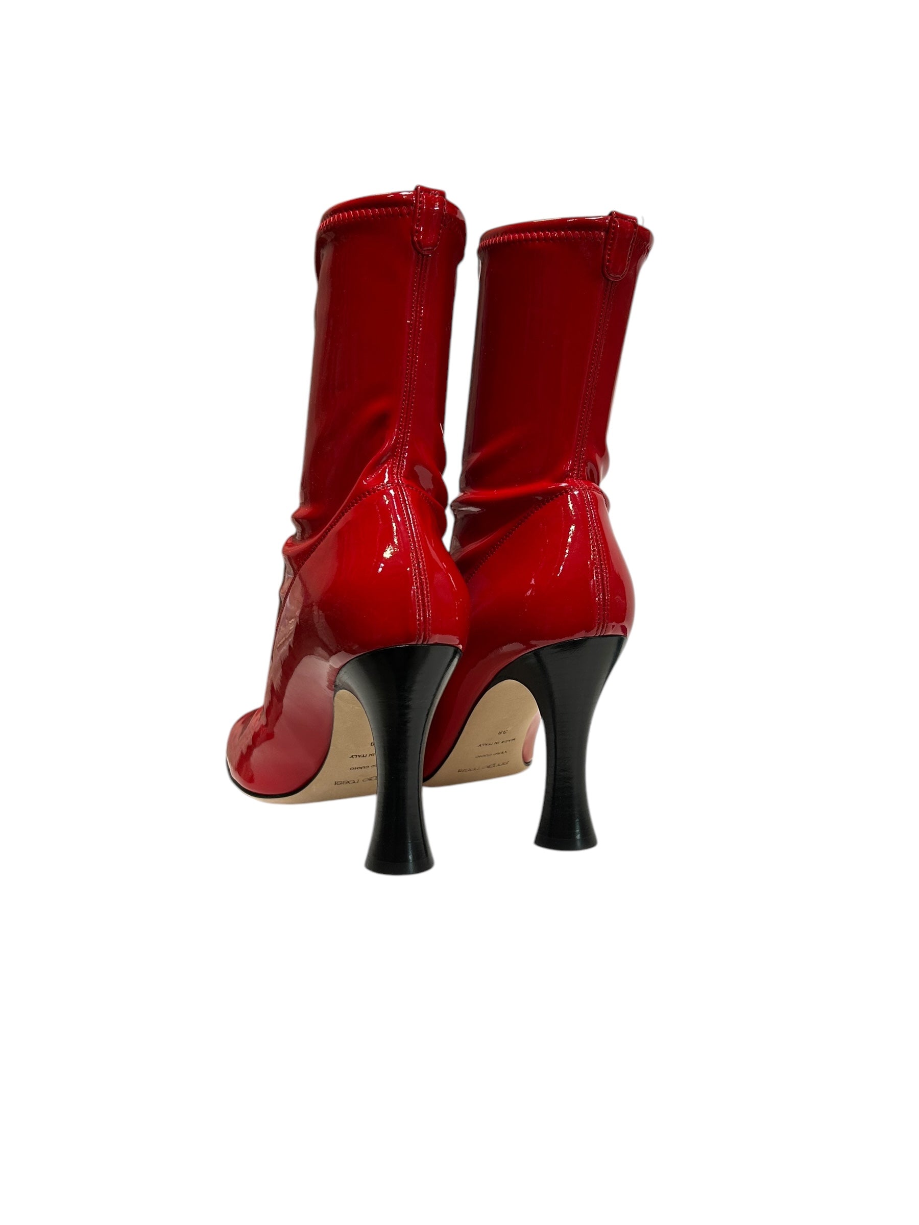 Bottines à talons Sr Tara 90 en vinyle - Carminio