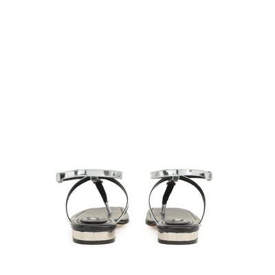Sandales plates Sr Mini Prince - Argento