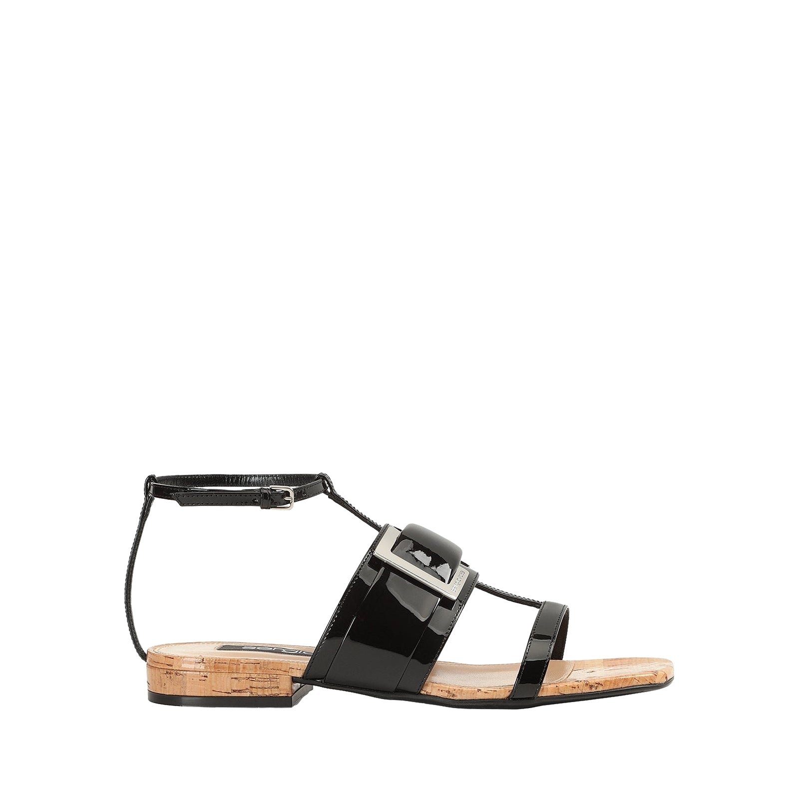 195€   Sandales Sr1 en cuir - Nero
