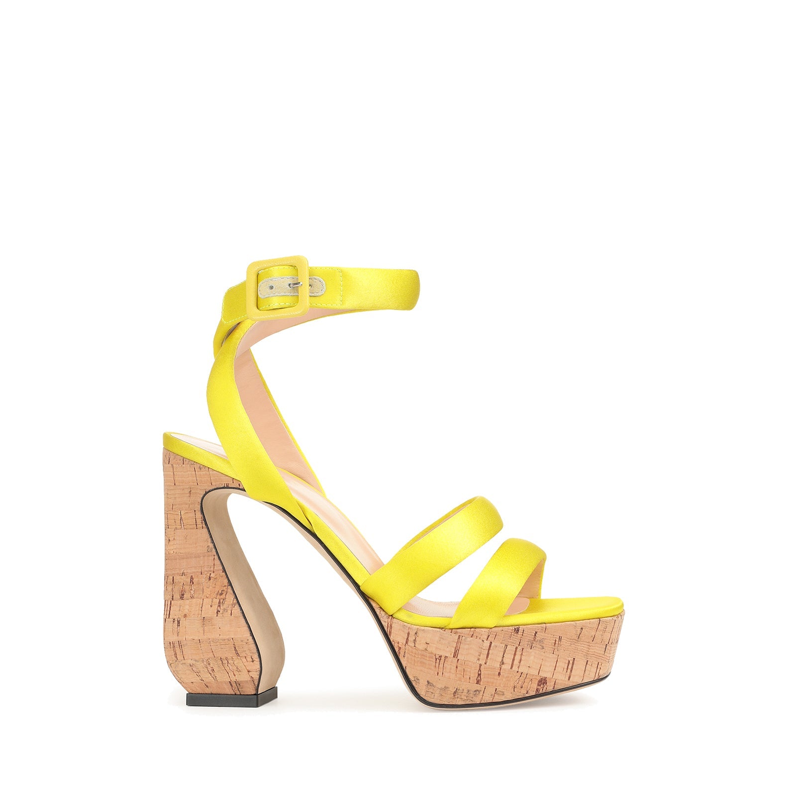Sandales à talons Si Rossi 90 - Citron