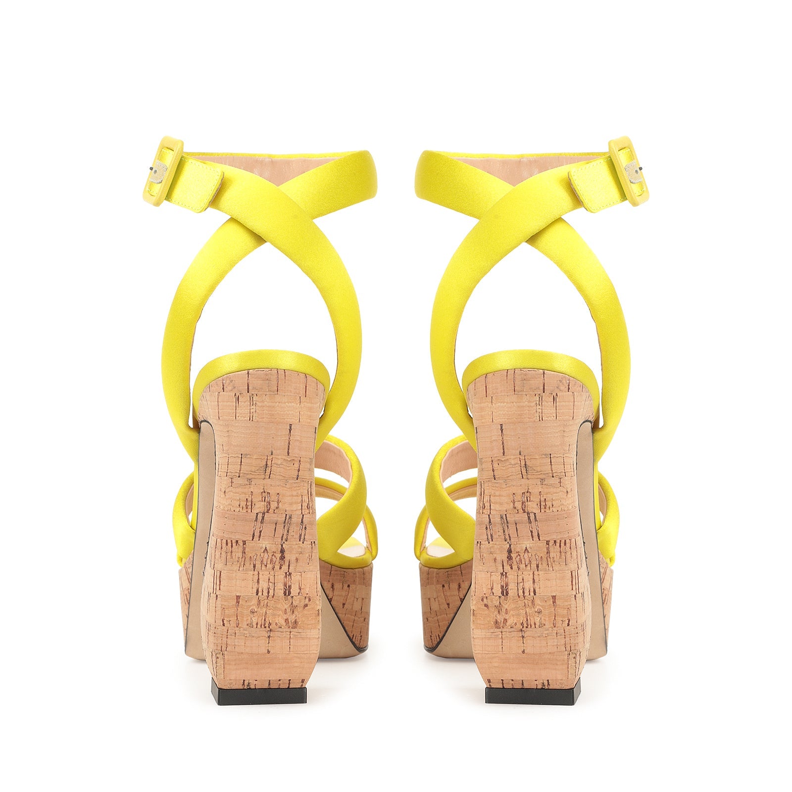 Sandales à talons Si Rossi 90 - Citron