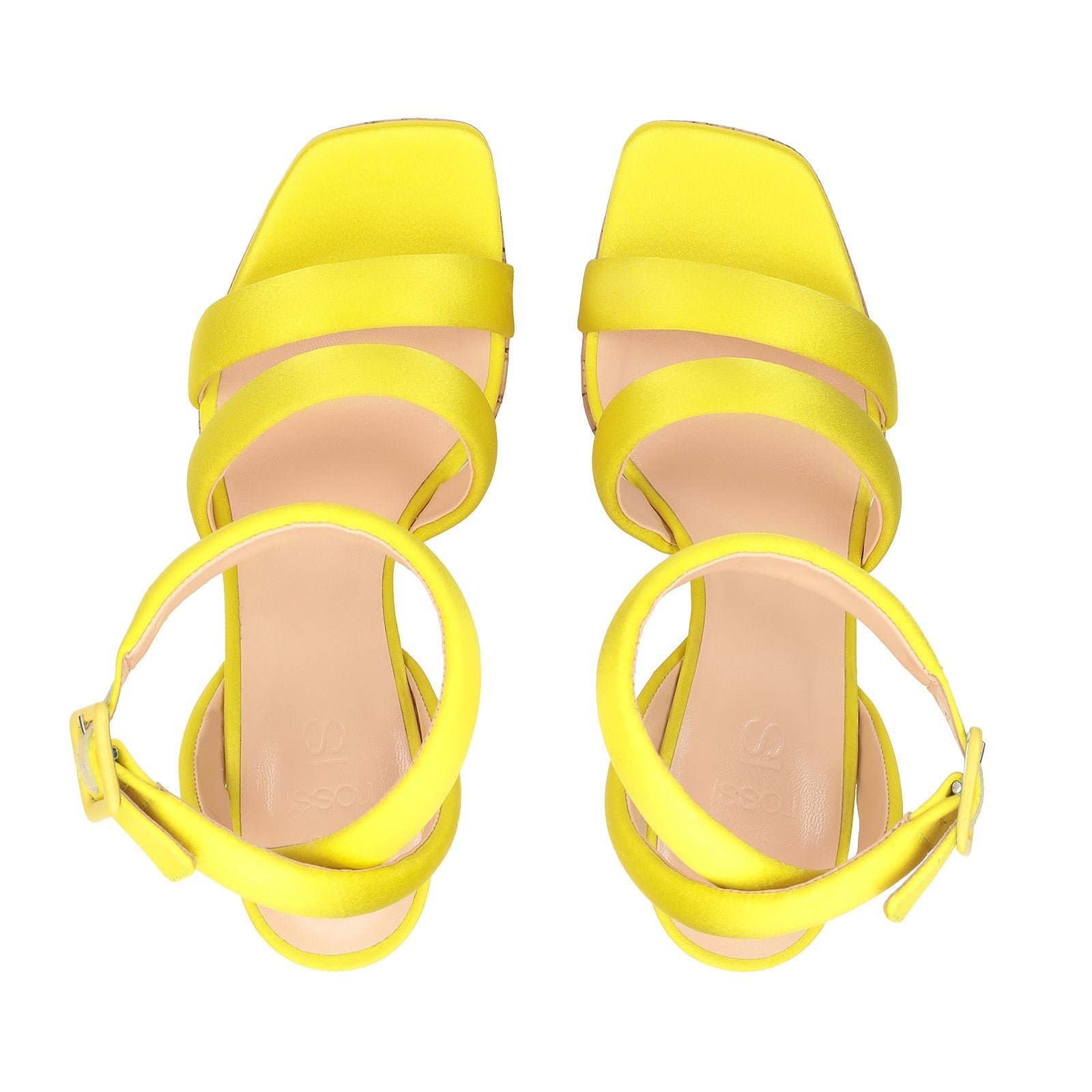 Sandales à talons Si Rossi 90 - Citron