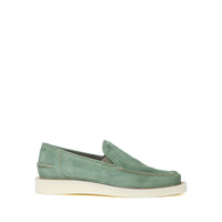 Mocassins à couture visible en daim - Agave