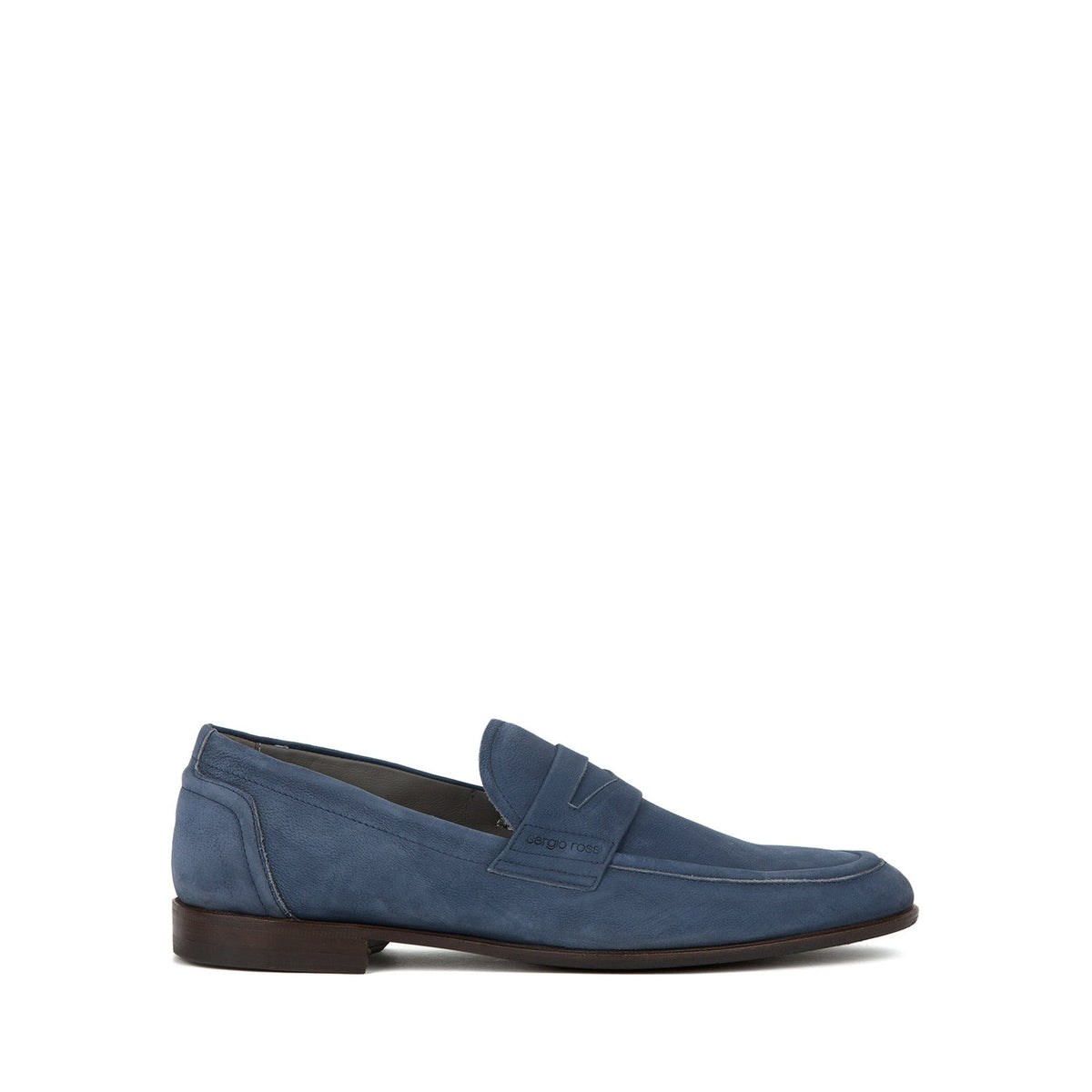 Mocassins avec gravure en daim - Dress Blue
