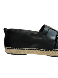 Espadrilles tressées en cuir - Nero