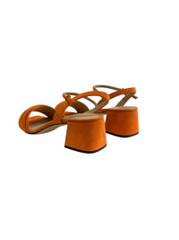 Sandales à talons Gruppo A 45 en daim - Paprika