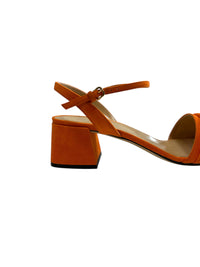 Sandales à talons Gruppo A 45 en daim - Paprika