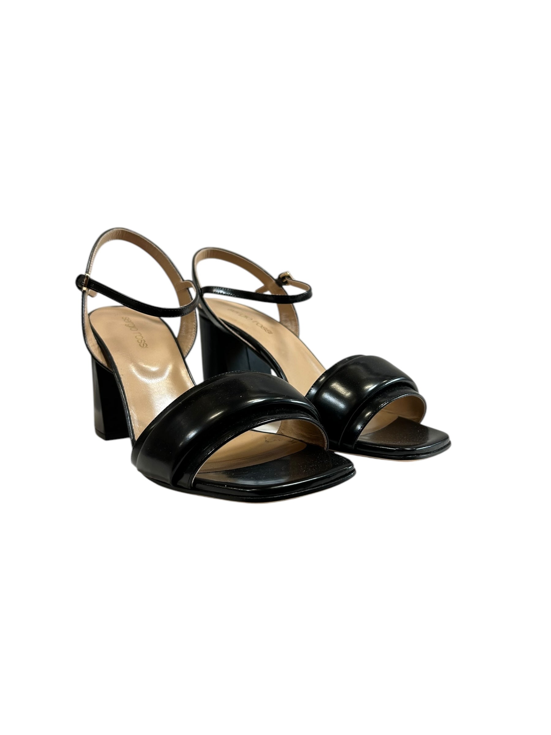 245€   Sandales à talons 80 en cuir - Nero