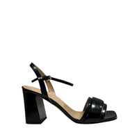 245€   Sandales à talons 80 en cuir - Nero