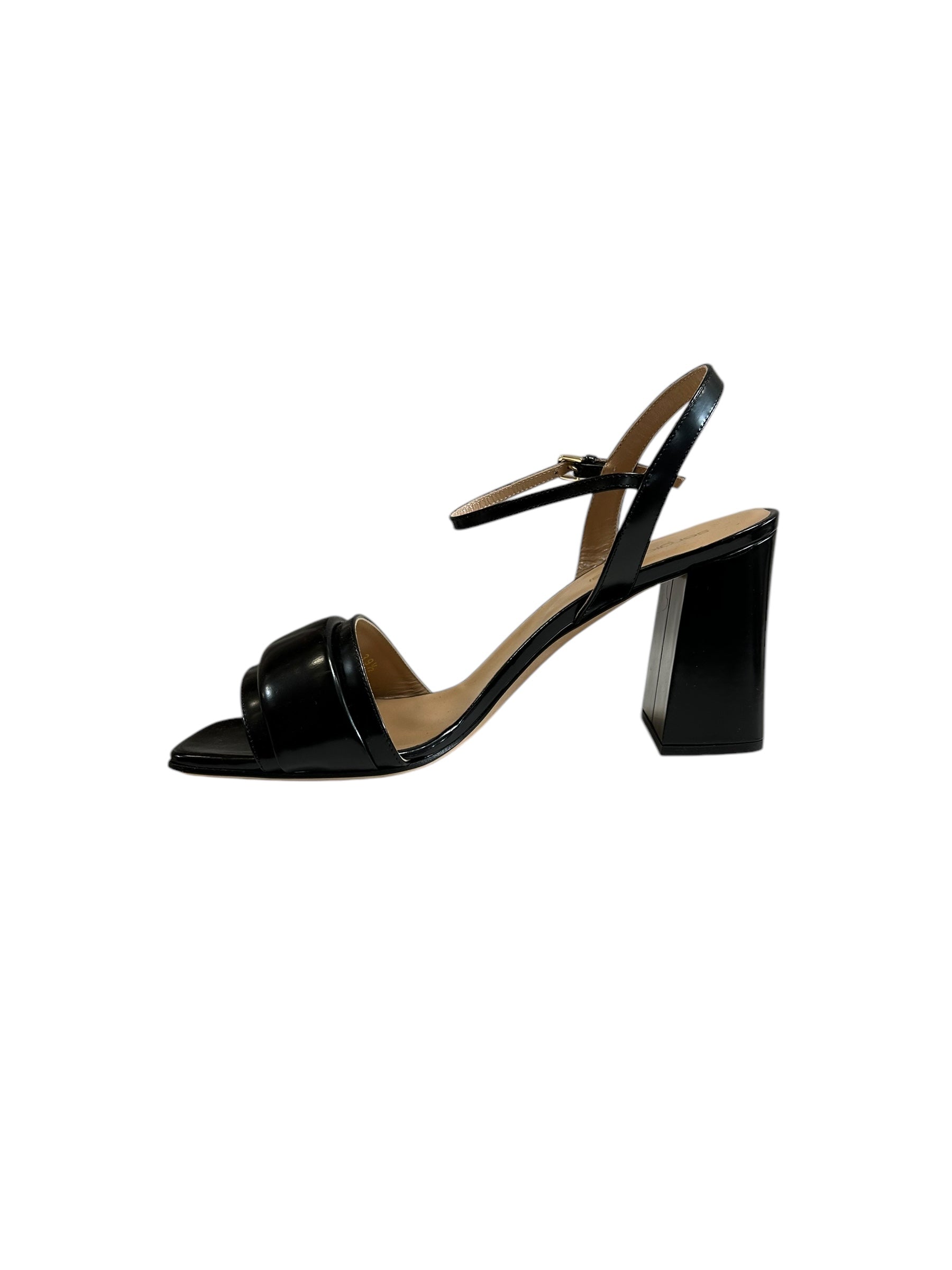 245€   Sandales à talons 80 en cuir - Nero