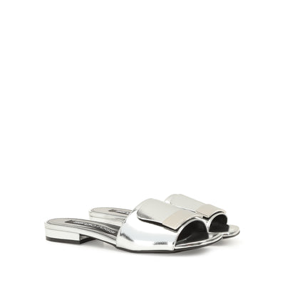 Sandales plates Sr1 - Argento