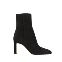 Sr Kim 80 ankle boots in leather - Nero