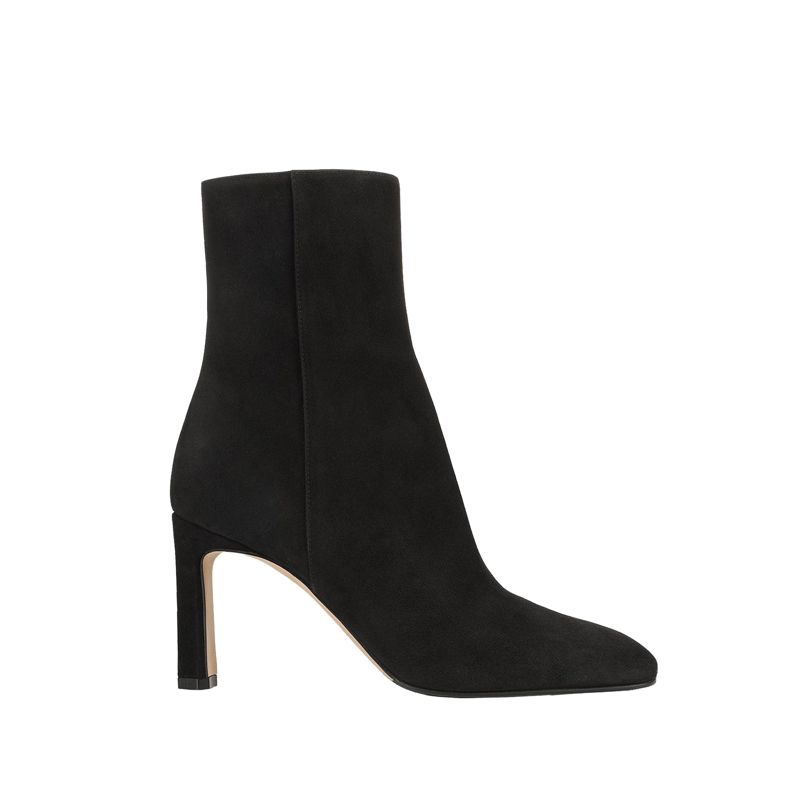 Sr Kim 80 ankle boots in leather - Nero