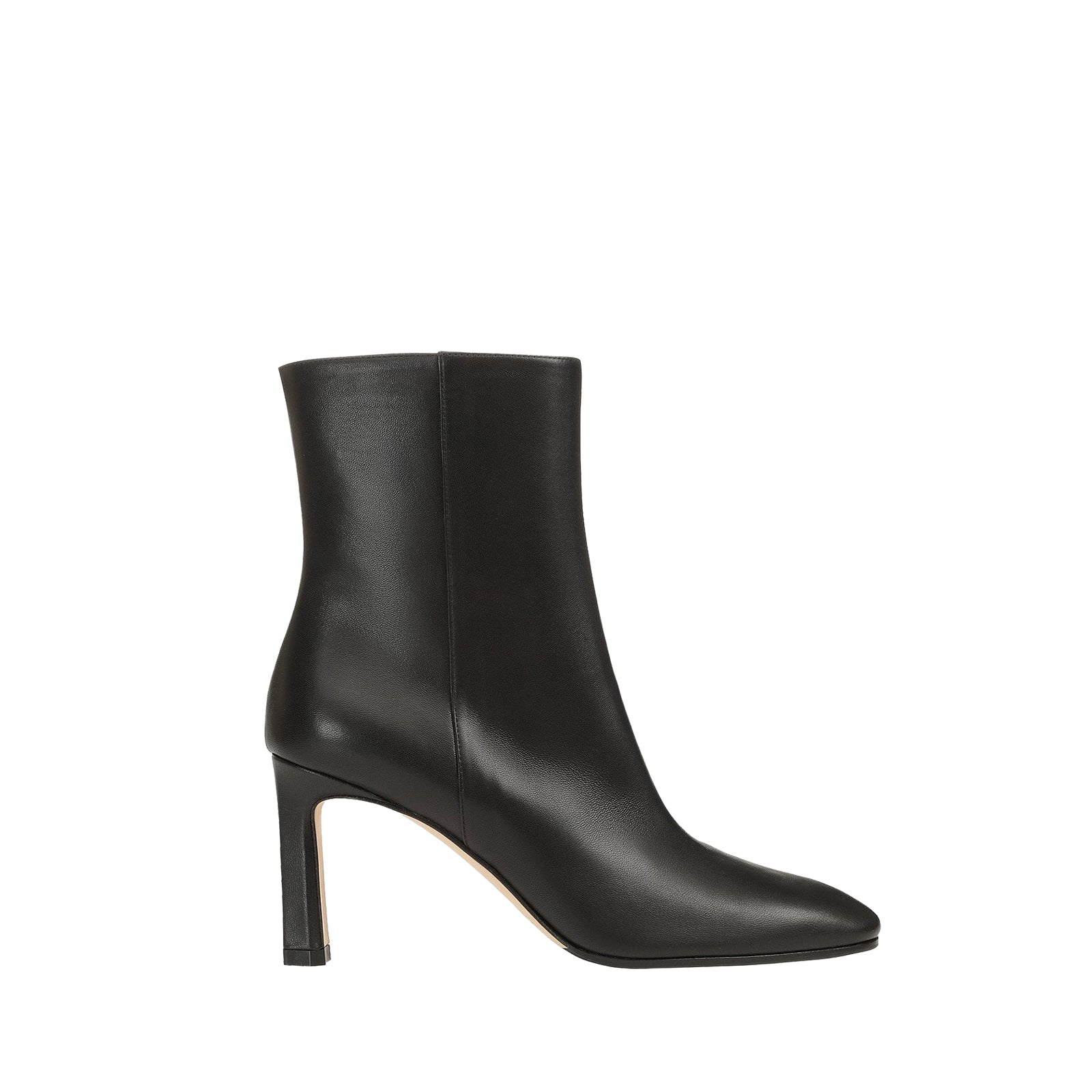 Sr Kim 80 ankle boots in leather - Nero