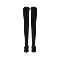 Cuissardes Sr Halima 90 en daim - Nero