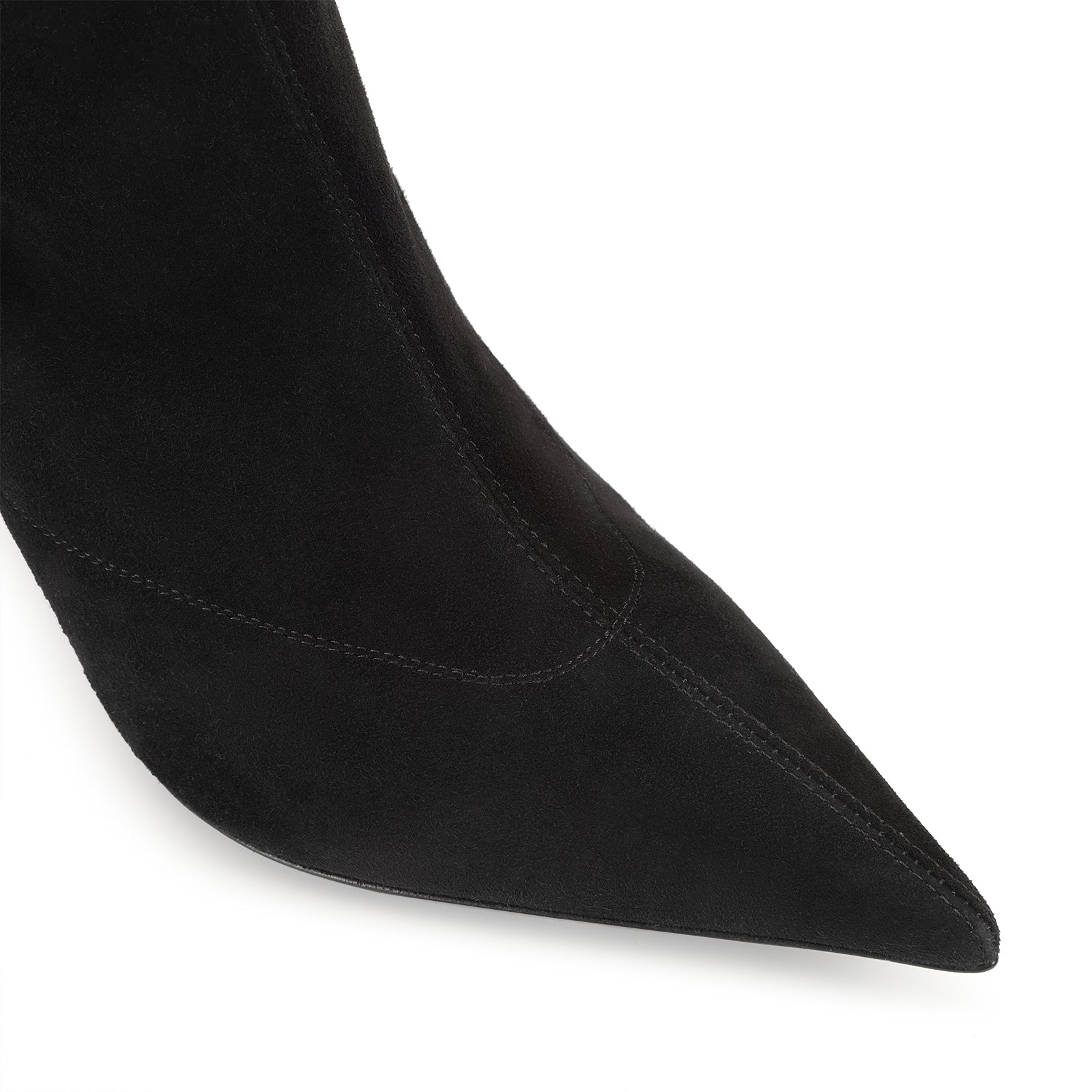 Cuissardes Sr Halima 90 en daim - Nero