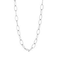 Chaîne Anchor en émail et plaqué au rhodium - Argent