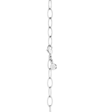 Chaîne Anchor en émail et plaqué au rhodium - Argent