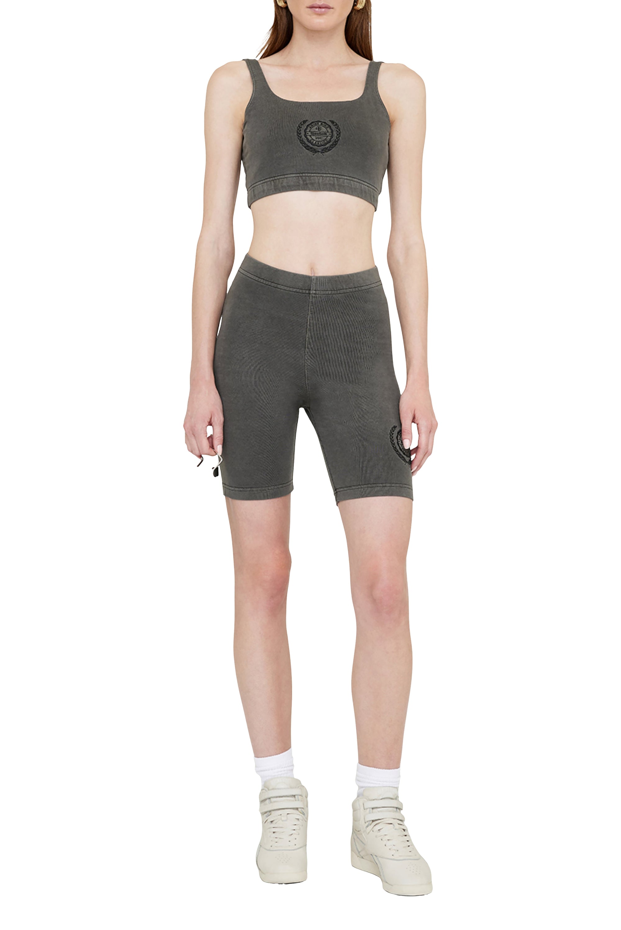 5qty RELIQUAT 30€ / Reebok x ANINE BING Bralette - Medium Grey Heather