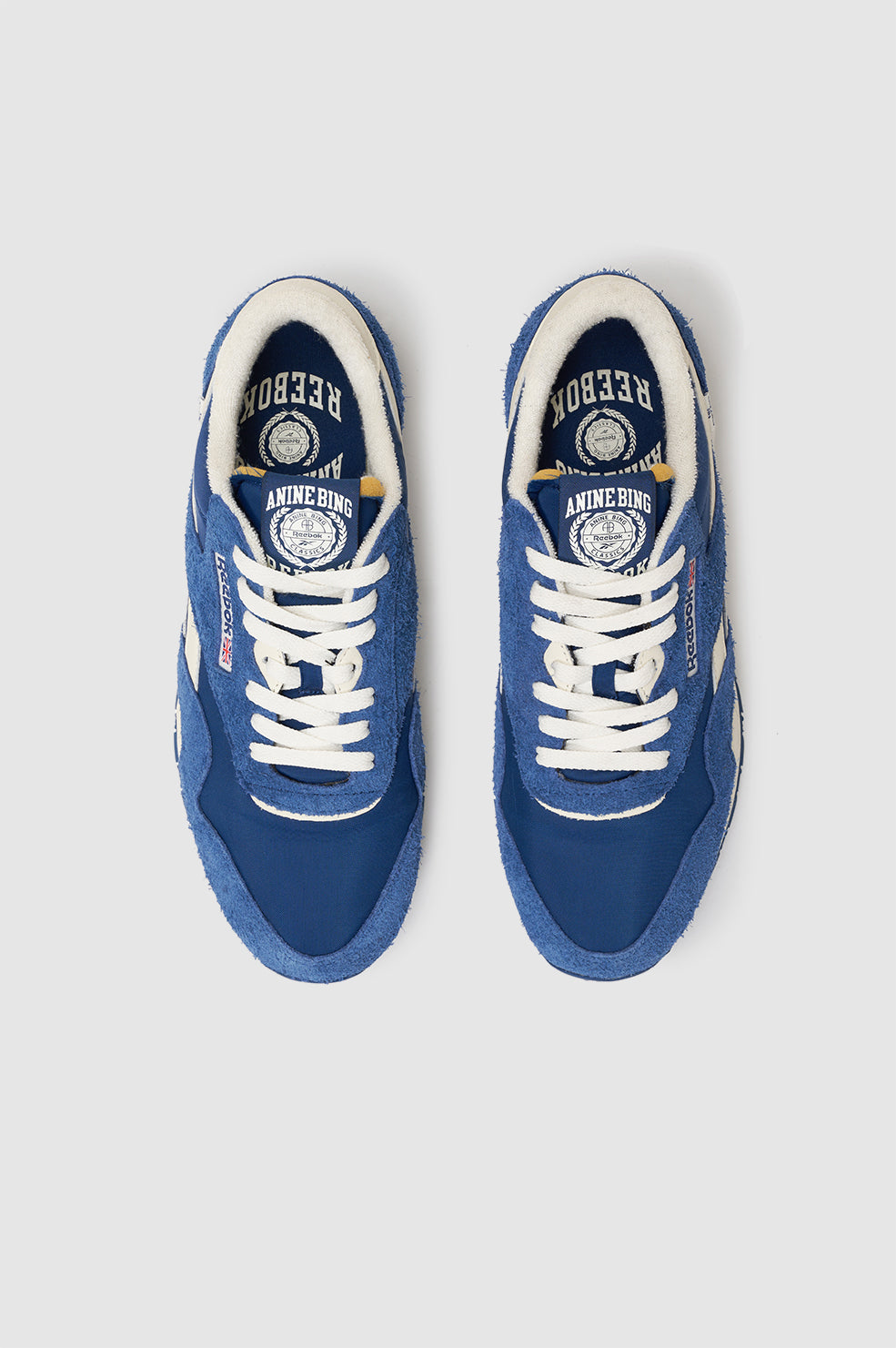 Reebok x ANINE BING Classic Nylon Shoes - Navy/White/Chalk