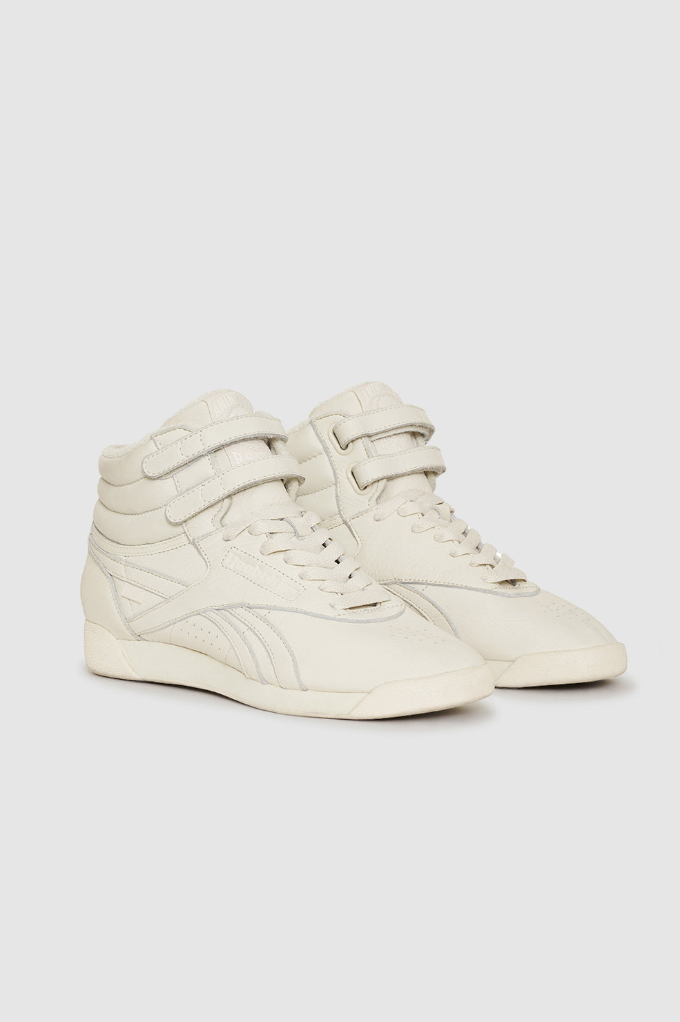19qty RELIQUAT 65€ / Reebok x ANINE BING Freestyle Hi Shoes - Bone White