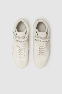 Reebok x ANINE BING Freestyle Hi Shoes - Bone White