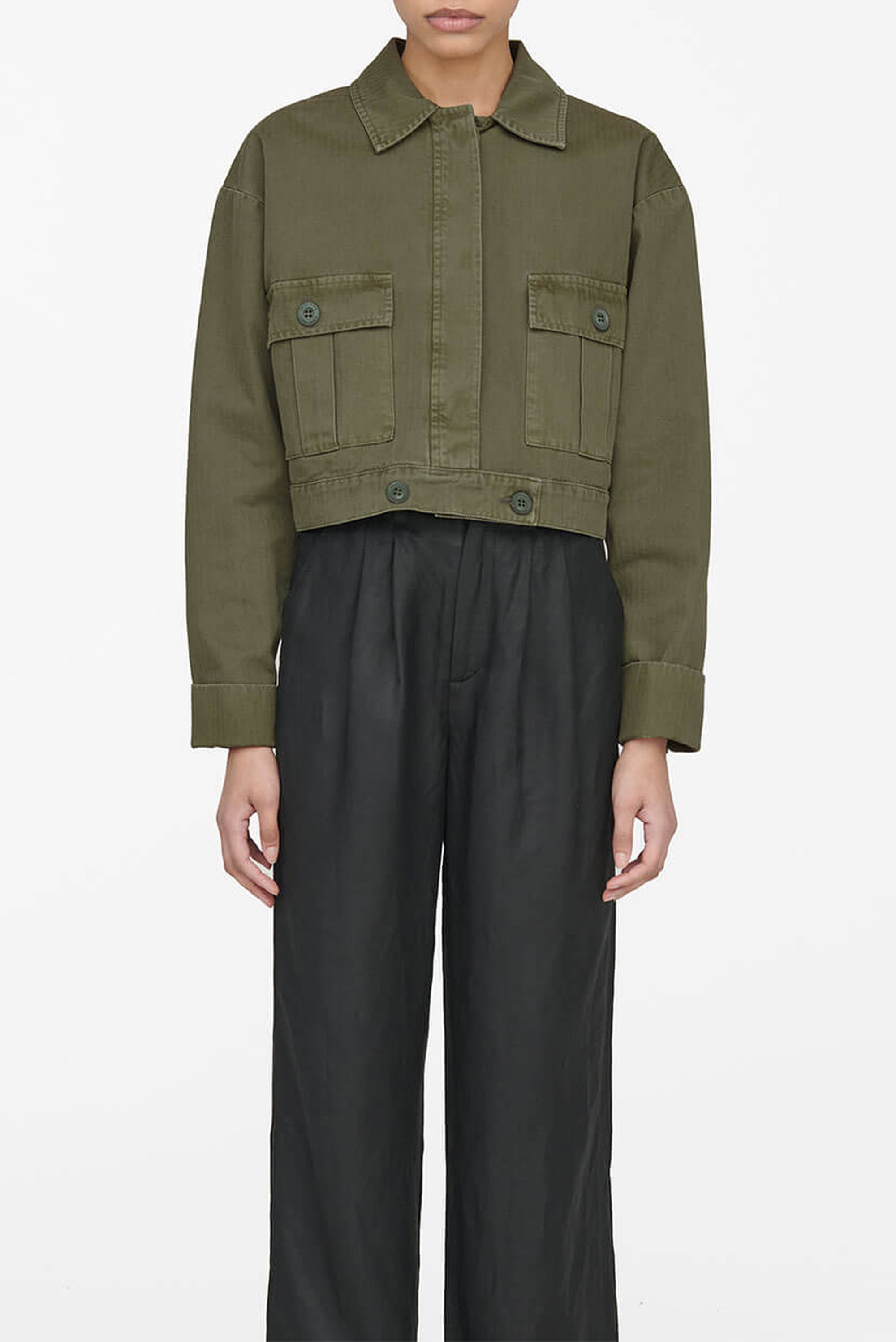 1qty NEW / ADRIANA JACKET - ARMY GREEN