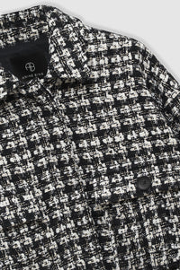 1qty NEW / ADRIANA JACKET - CREAM AND BLACK
