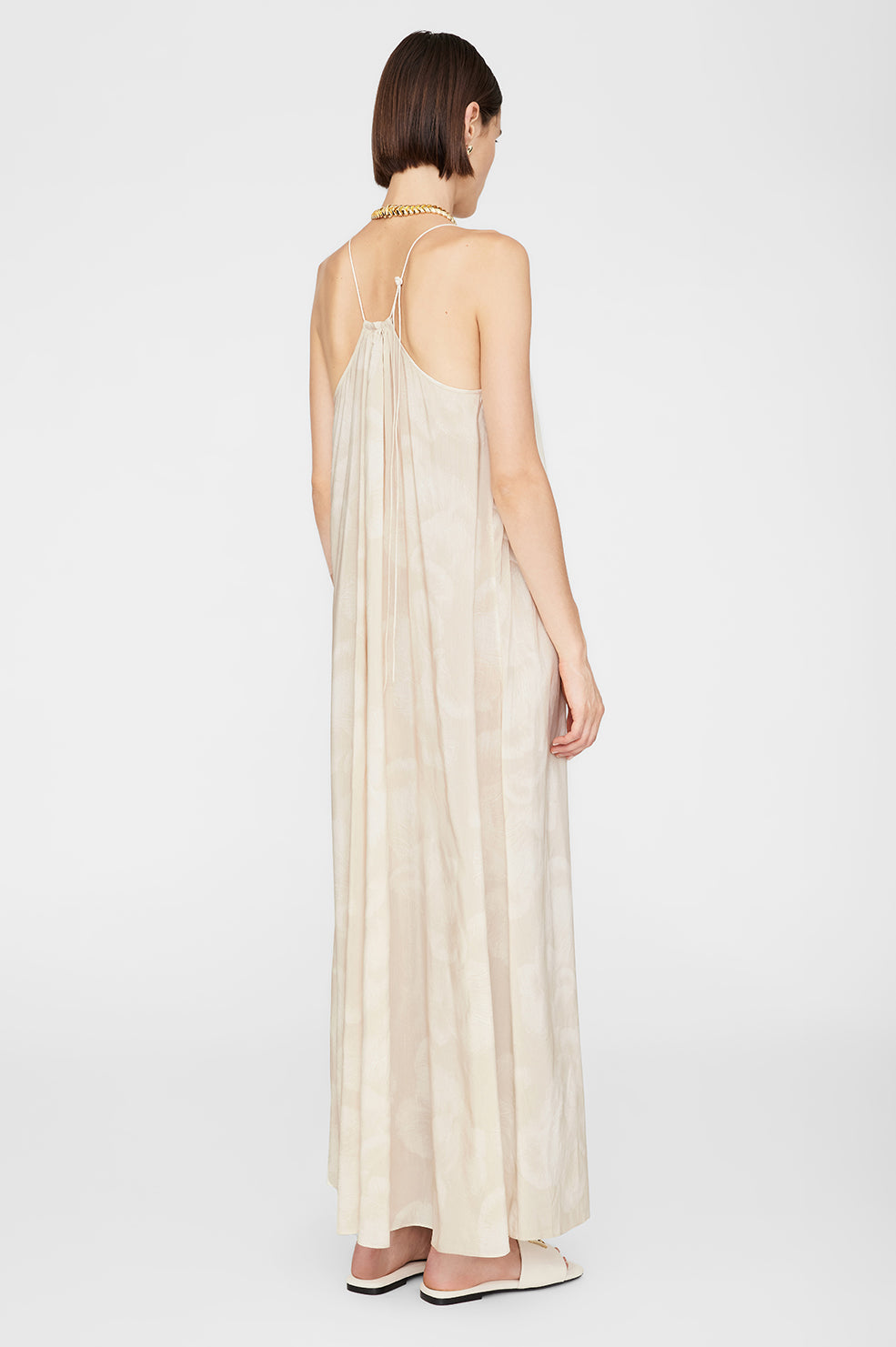 21qty NEW / AIDA MAXI DRESS - OAT MUSHROOM PRINT