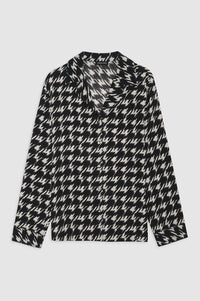 AIDEN SHIRT - HOUNDSTOOTH PRINT