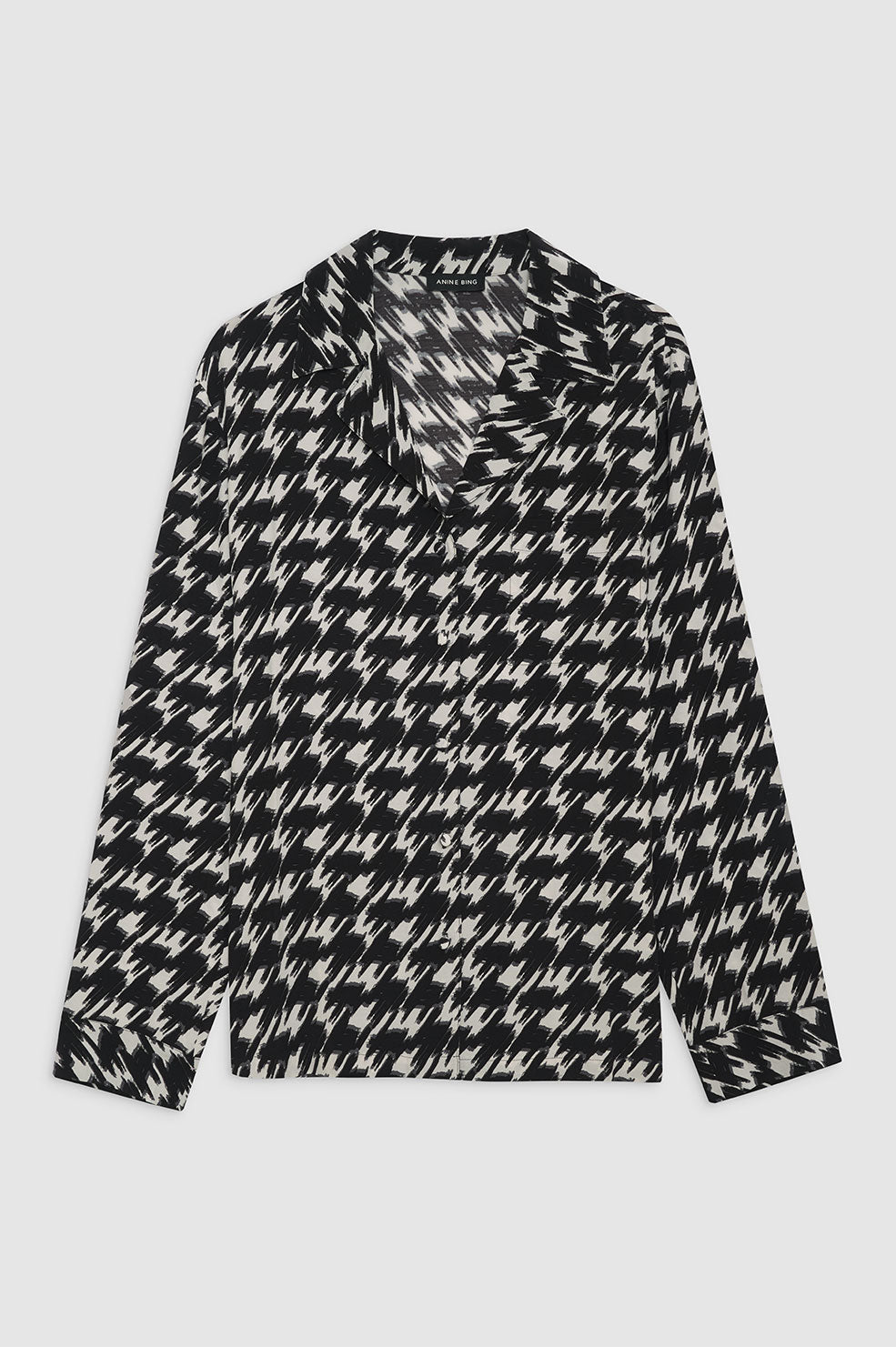 AIDEN SHIRT - HOUNDSTOOTH PRINT