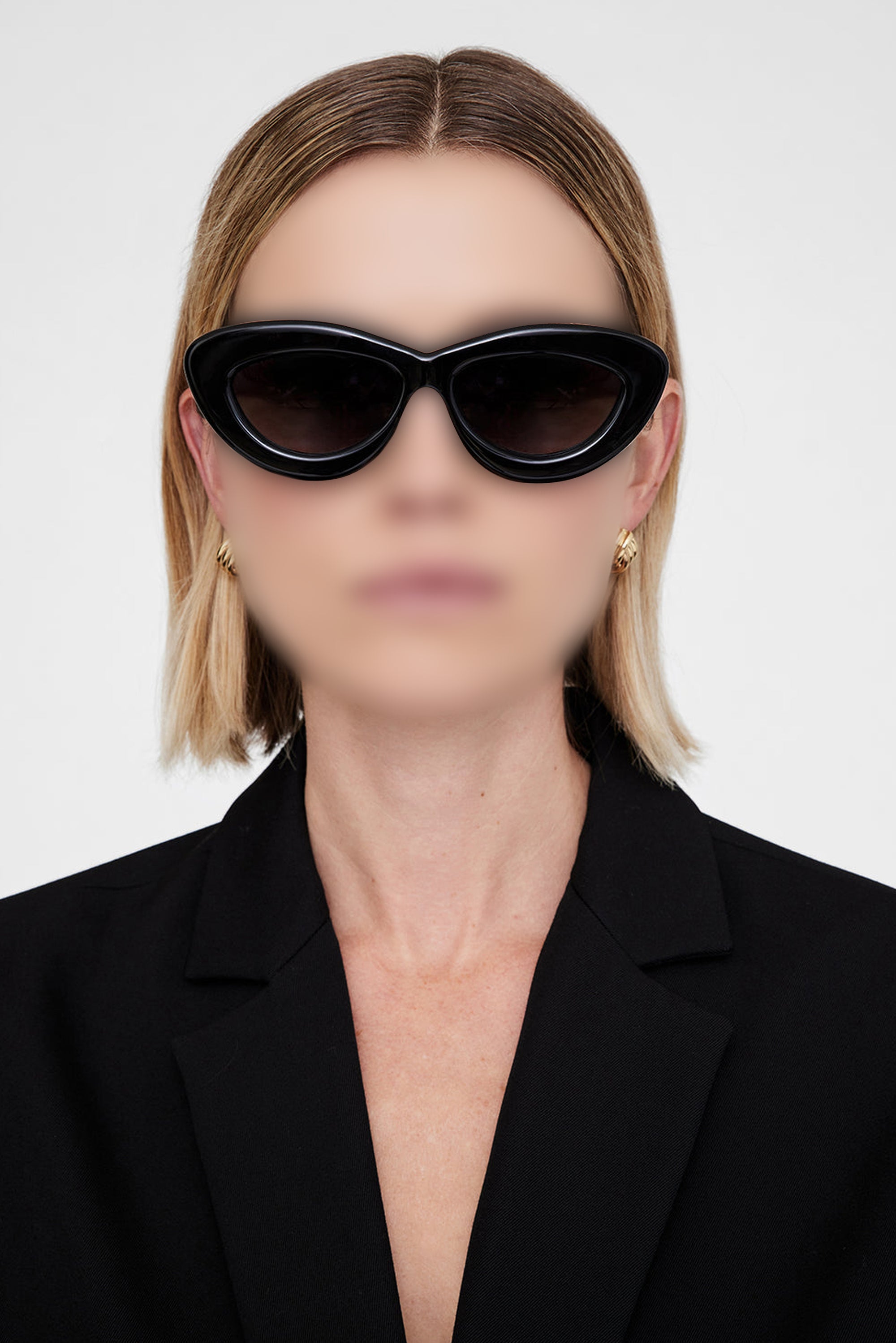 2qty NEW / ALBA SUNGLASSES - BLACK