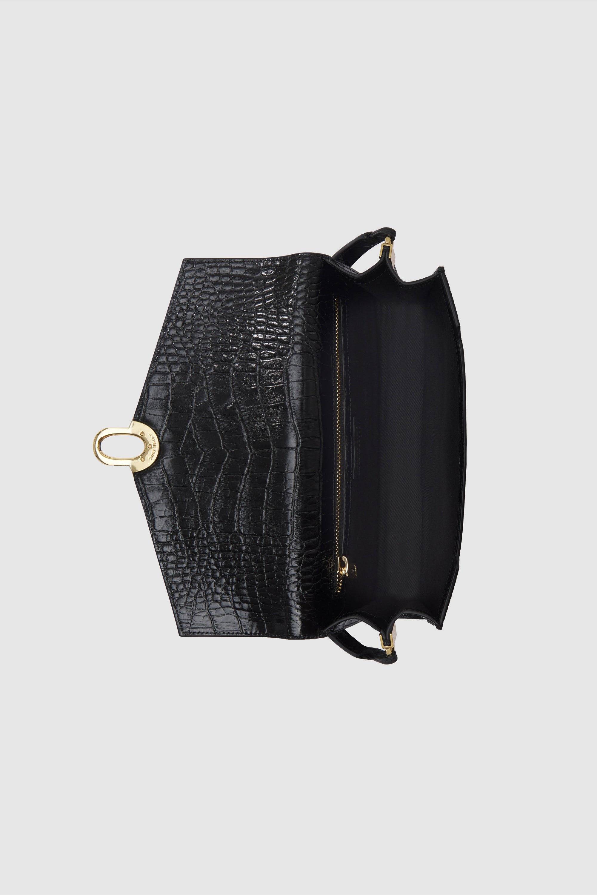 1qty RELIQUAT 170€ / COLETTE BAG - BLACK EMBOSSED