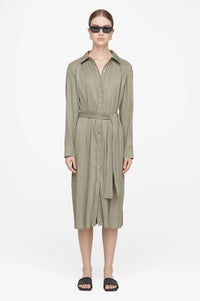 ALMA DRESS - GREEN KHAKI
