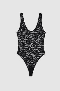 ALYSHA BODYSUIT - BLACK FLORAL