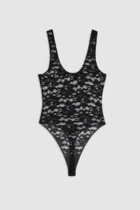 ALYSHA BODYSUIT - BLACK FLORAL