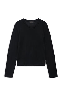 1qty RELIQUAT 50€ / AMANI LONG SLEEVE TEE - BLACK