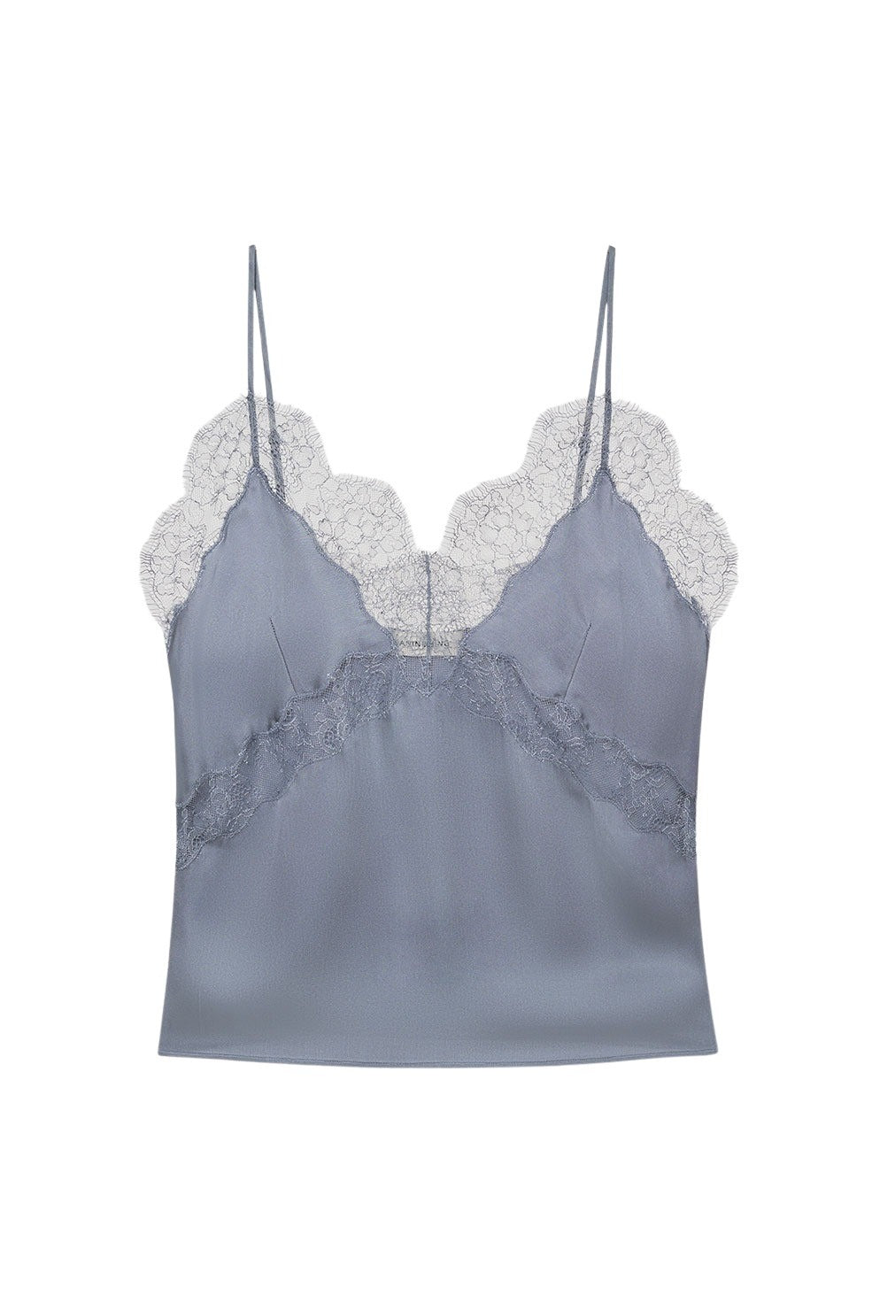 Caraco Amelie en soie - Grey