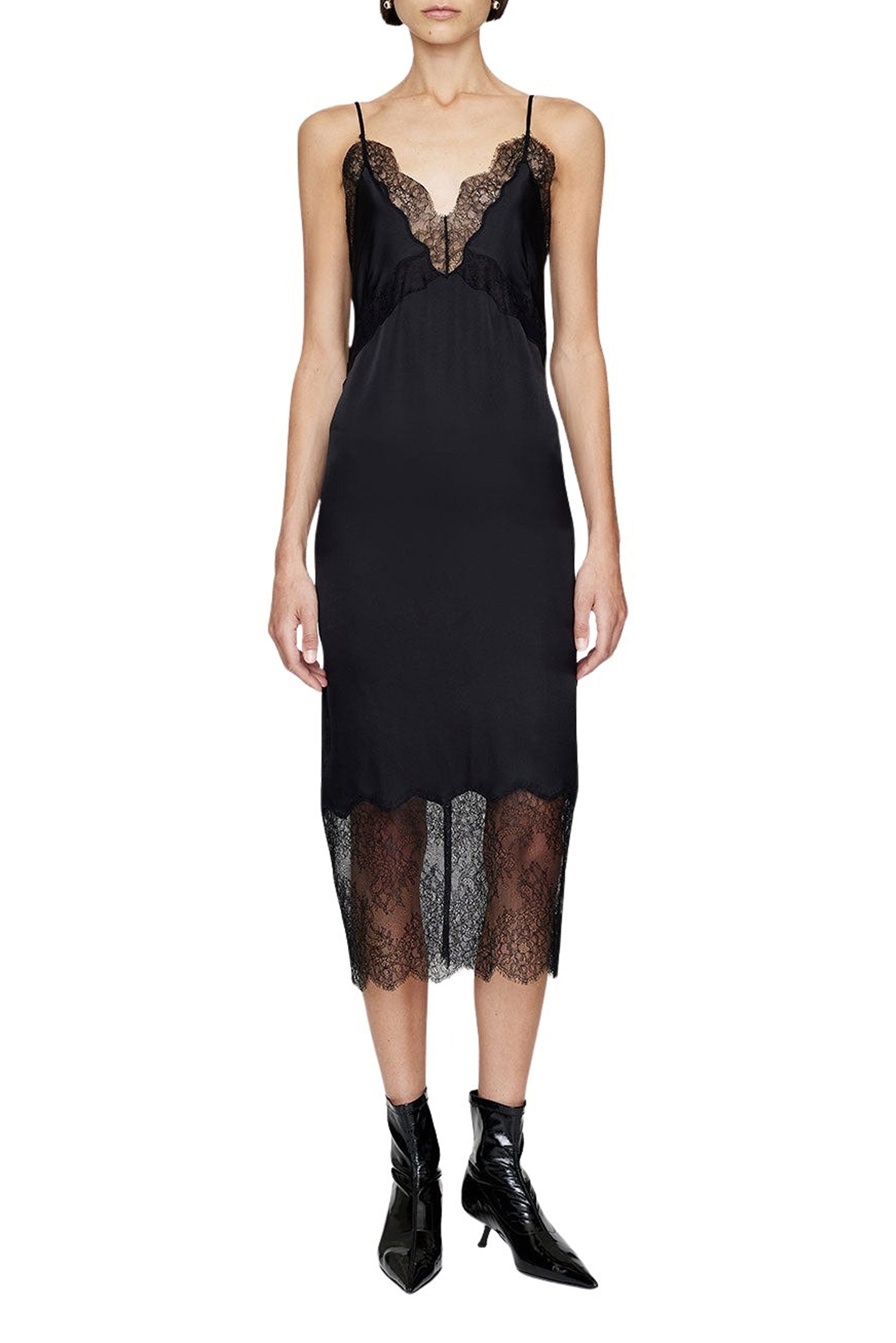 2qty NEW / AMELIE DRESS - BLACK