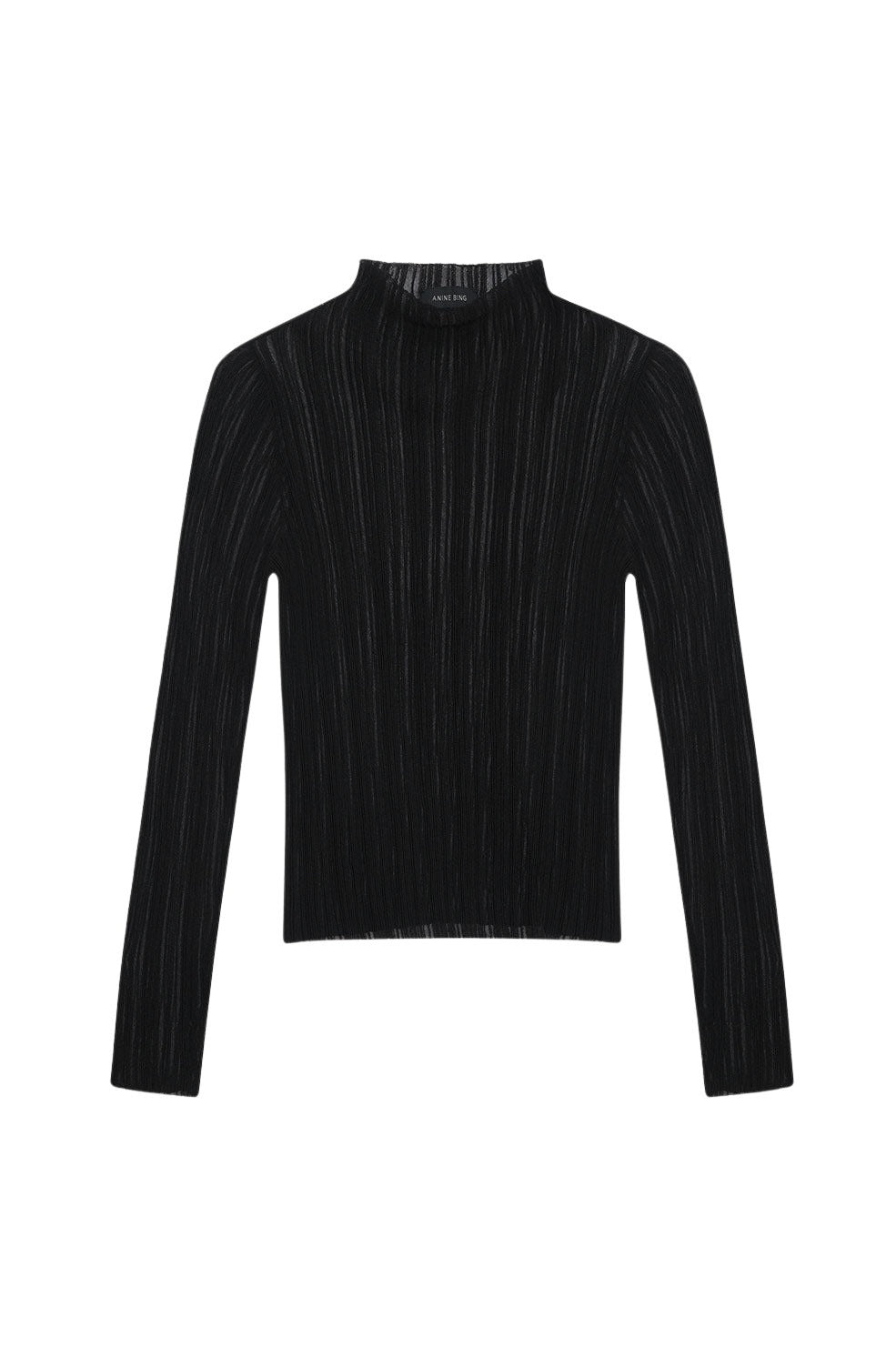 Top col montant Amy - Black