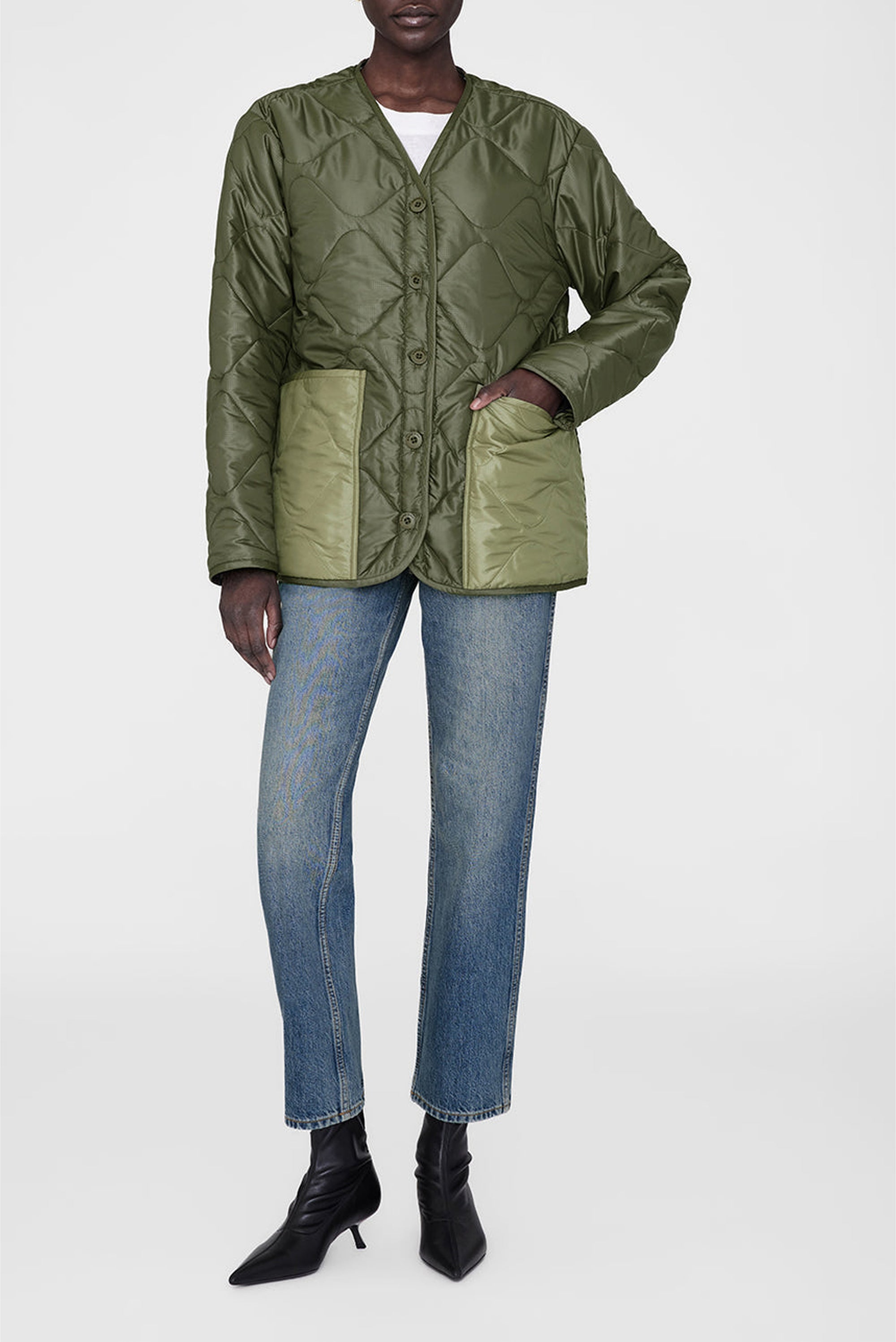 9qty NEW / ANDY BOMBER - MILITARY GREEN